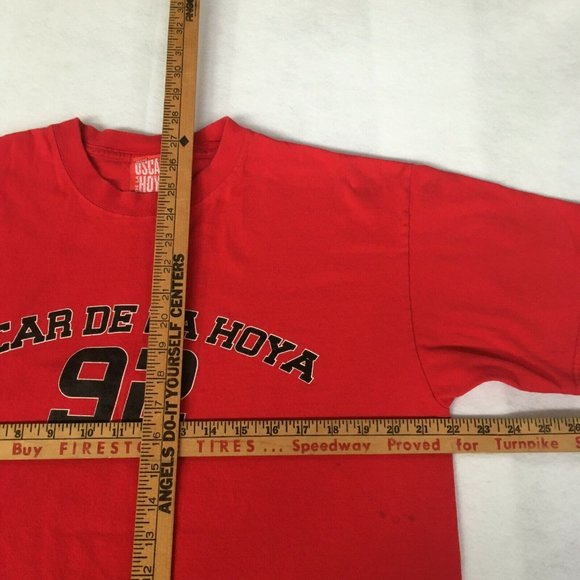 #69 OSCAR DE LA HOYA 1992 Official Men's Golden Boy Boxing T-Shirt XXL RARE - Picture 5 of 10